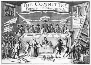 The Committee or Popery in Masquerade by English School